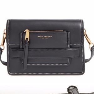 Marc Jacobs Madison Black Leather Crossbody Bag